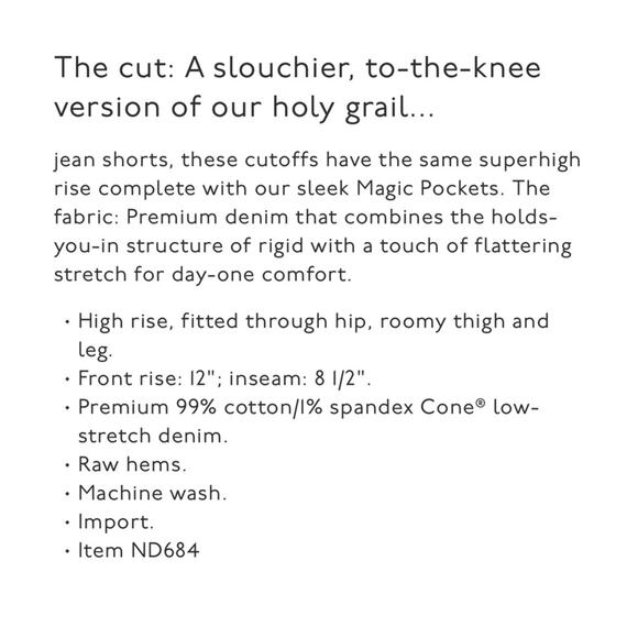 Madewell High rise long denim shorts 29 NWT - Picture 3 of 10